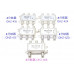 OHZ-4-20 4路分岐器 4路分支器 分歧器 RF有線電視/數位電視IC錫封 4-TAP分岐器 5～1000MHz